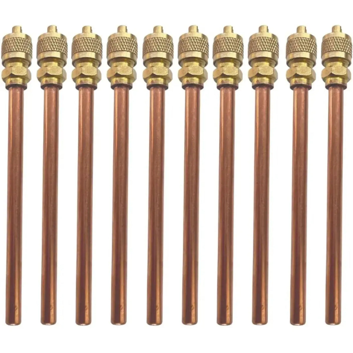 Pin Valve Access Valve Gas Charging Nipple - 1/4 NRV (Pack of 10)