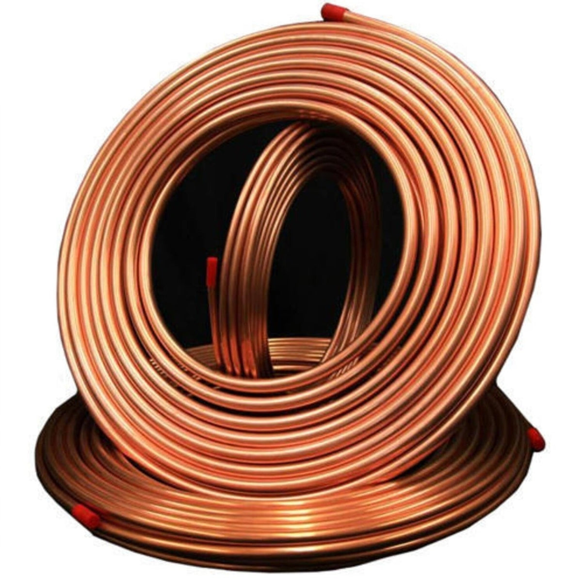 Copper Pipe 1/2" OD x 7/16" ID x 50 Ft, Pure Copper Tube Round