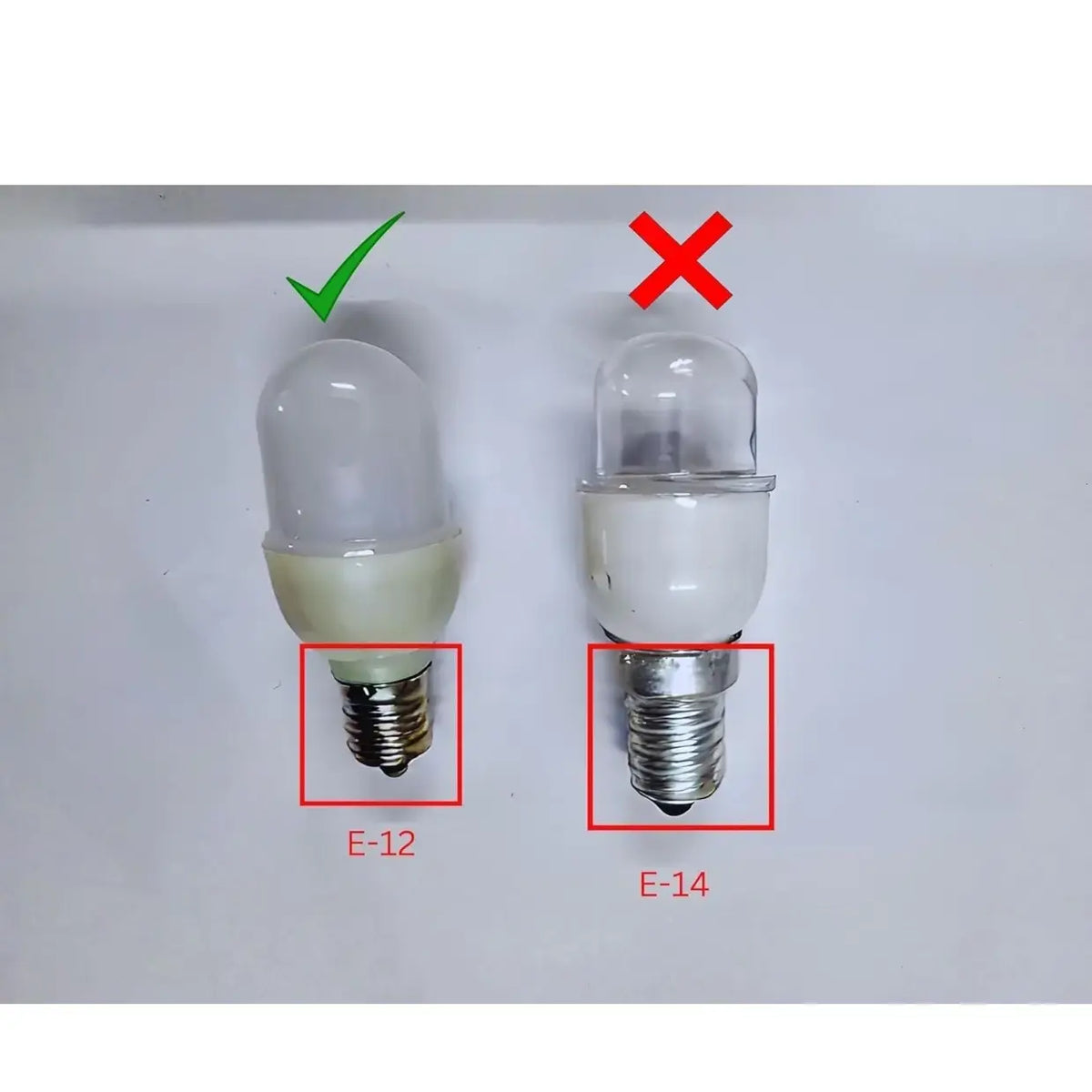Refrigerator Led bulb, E-12, 1.5 Watt (pack of 2) (White Color) – view 3