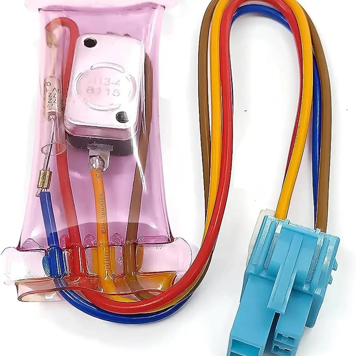 4 Wire Bimetal Compatiable for LG Refrigerator with Blue Connector Jack
