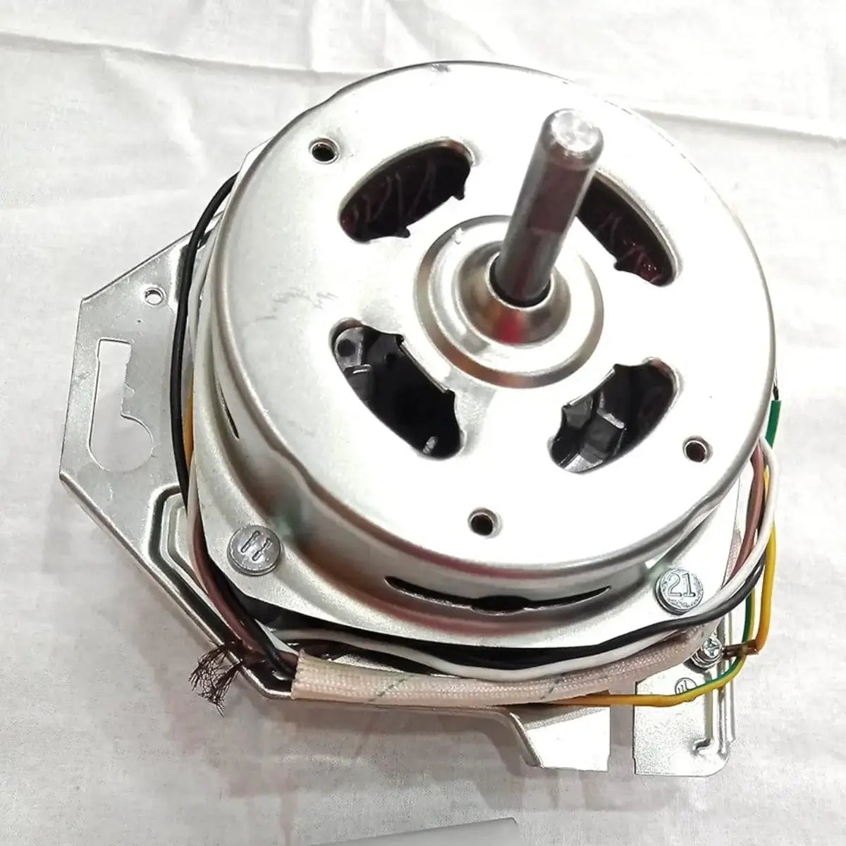 Whirlpool semi automatic washing machine spin motor – motor, angled view